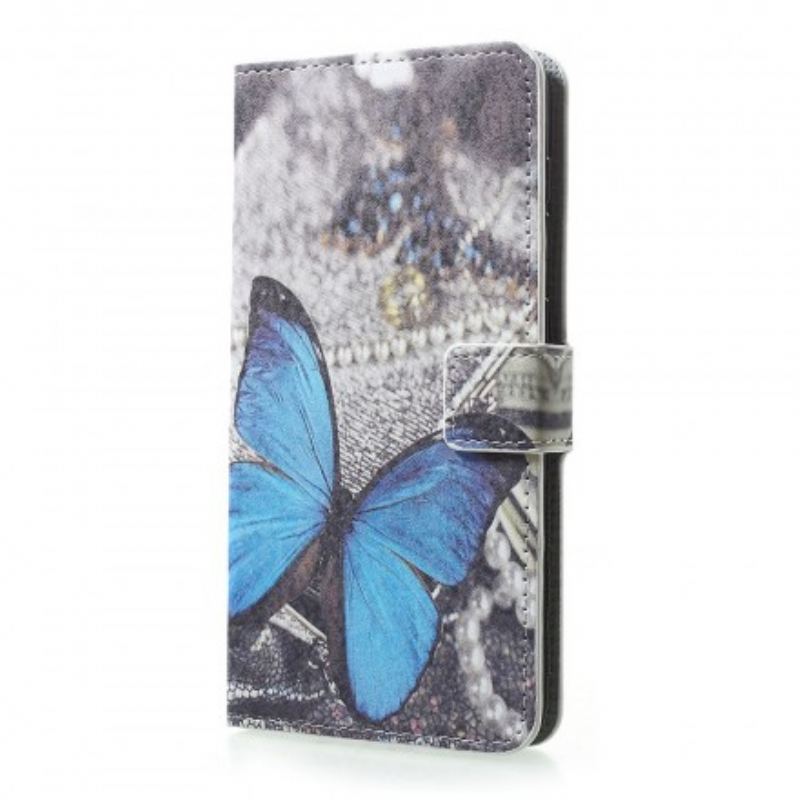 Capa Flip Para Samsung Galaxy A30 Borboletas E Flores