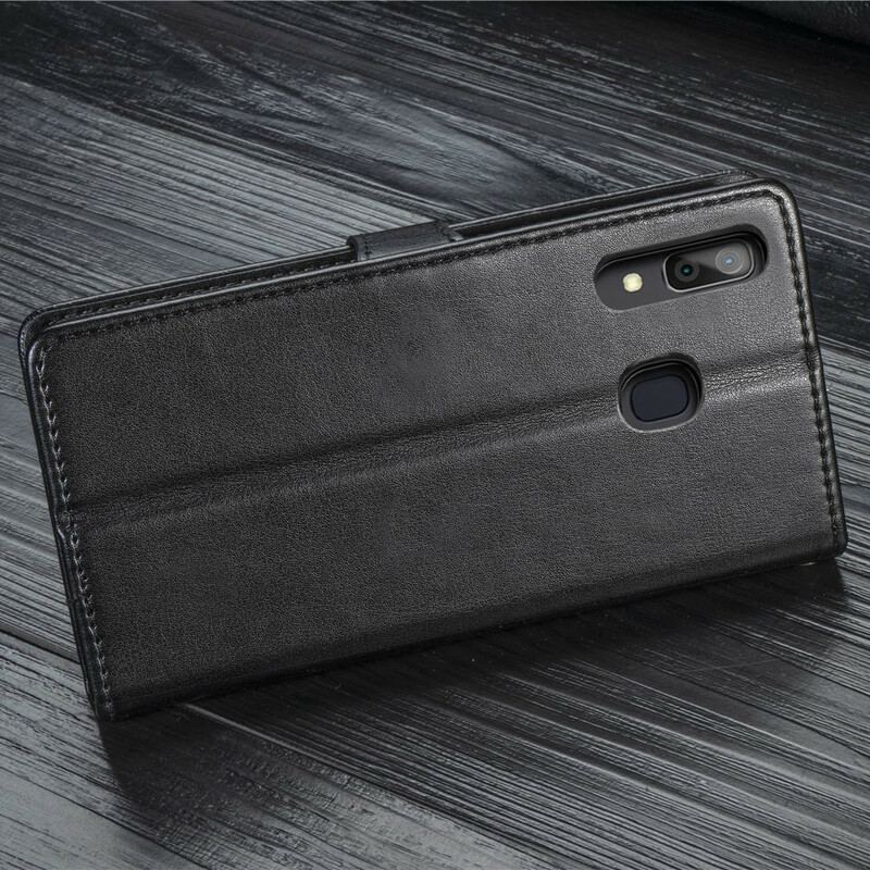 Capa Flip Para Samsung Galaxy A30 Negócios De Couro De Estilo