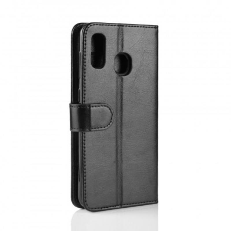 Capa Folio Para Samsung Galaxy A30 Couro Ultra Sintético