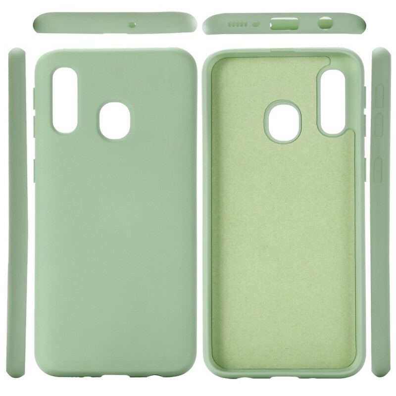 Capa Para Samsung Galaxy A30 Design De Silicone Líquido