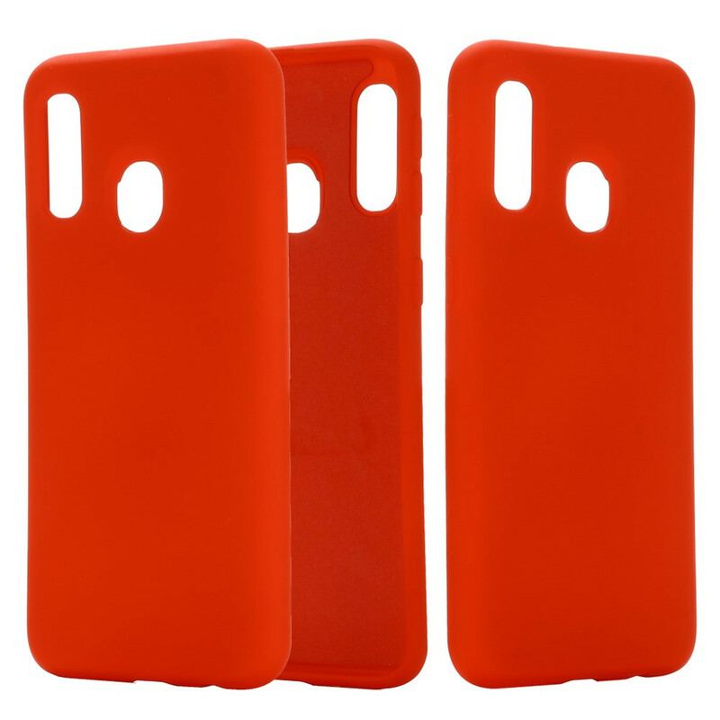 Capa Para Samsung Galaxy A30 Design De Silicone Líquido