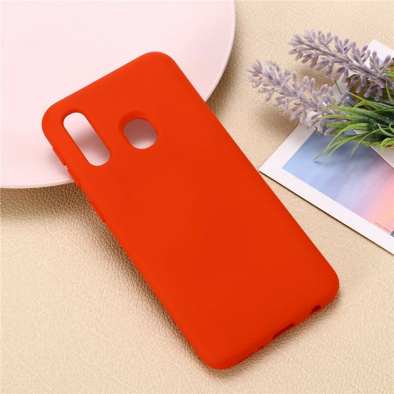 Capa Para Samsung Galaxy A30 Design De Silicone Líquido