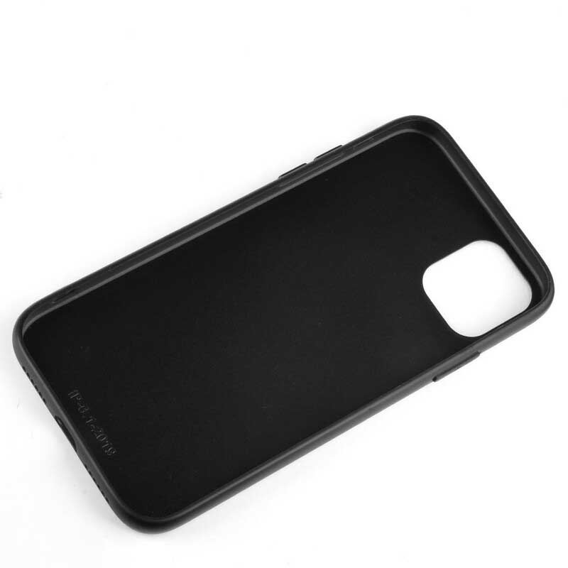 Capa De Celular Para iPhone 11 Costura De Couro Estilo