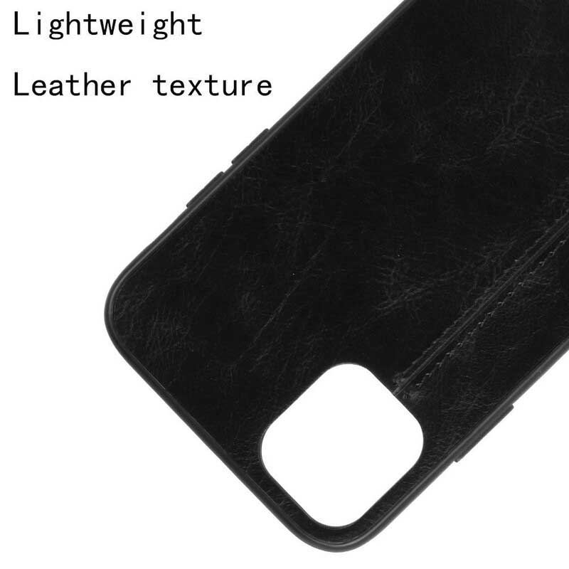 Capa De Celular Para iPhone 11 Costura De Couro Estilo