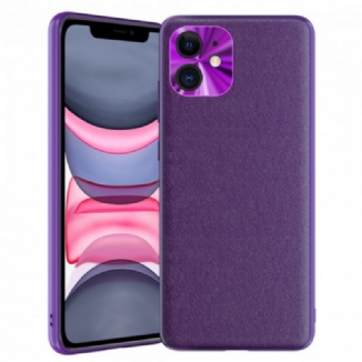 Capa De Celular Para iPhone 11 Estilo Cor De Couro