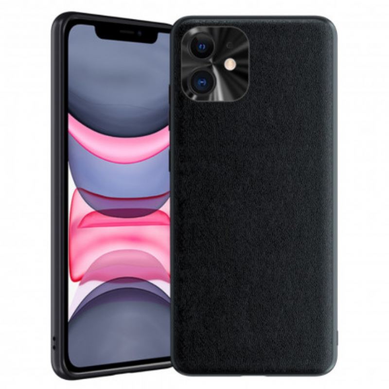 Capa De Celular Para iPhone 11 Estilo Cor De Couro