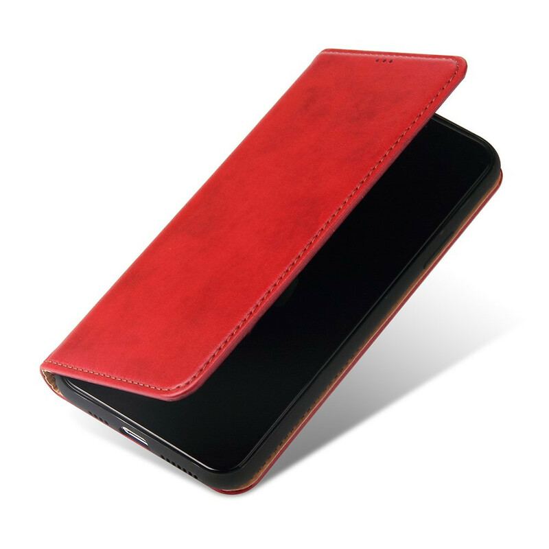 Capa De Celular Para iPhone 11 Flip Couro Falso Clássico