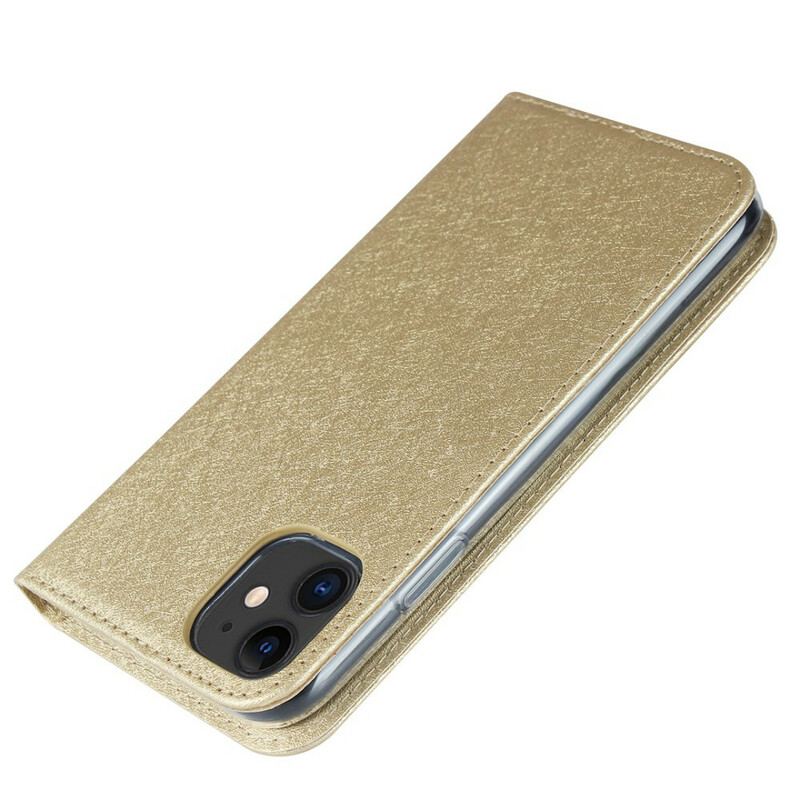 Capa De Celular Para iPhone 11 Flip Estilo De Couro Macio Com Alça