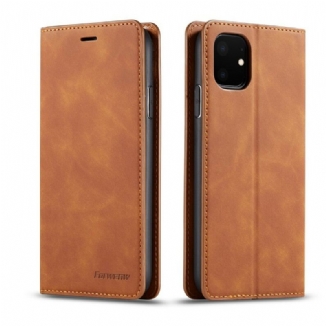 Capa De Celular Para iPhone 11 Flip Forwenw Efeito Couro