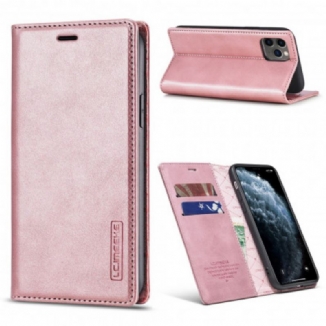 Capa De Celular Para iPhone 11 Flip Lc.imeeke Efeito Couro