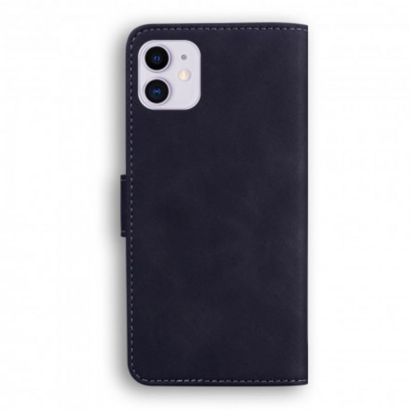 Capa De Couro Para iPhone 11 Novas Cores De Couro Falso