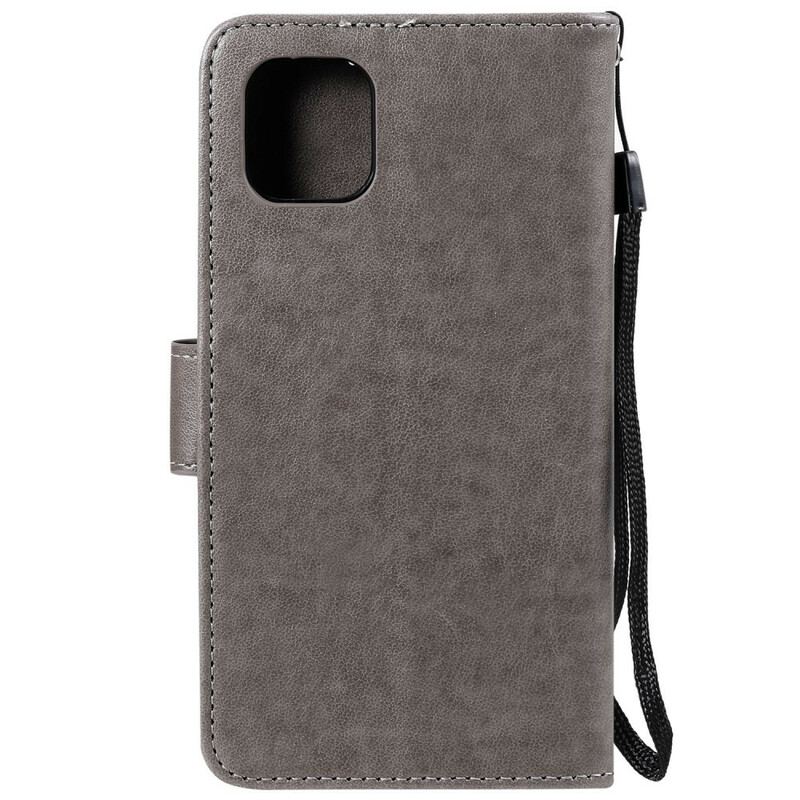 Capa Em Pele Para iPhone 11 De Cordão Cordão Daydream