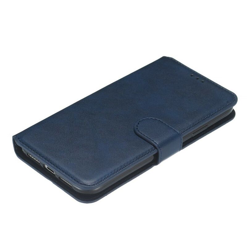 Capa Flip Para iPhone 11 Couro Sintético Empresarial Retrô