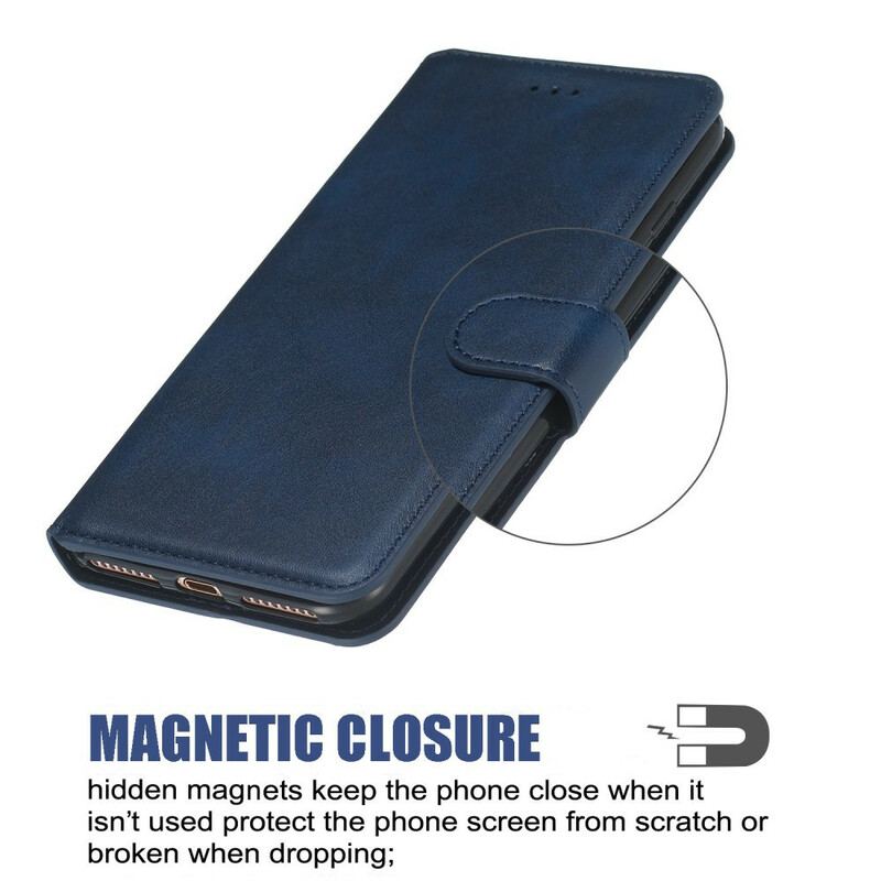 Capa Flip Para iPhone 11 Couro Sintético Empresarial Retrô