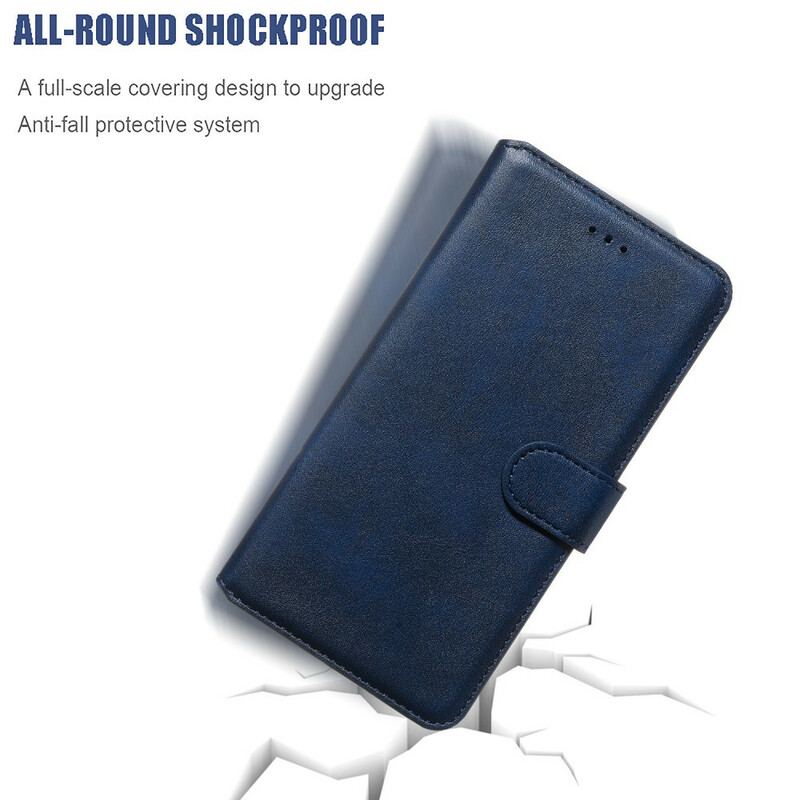 Capa Flip Para iPhone 11 Couro Sintético Empresarial Retrô