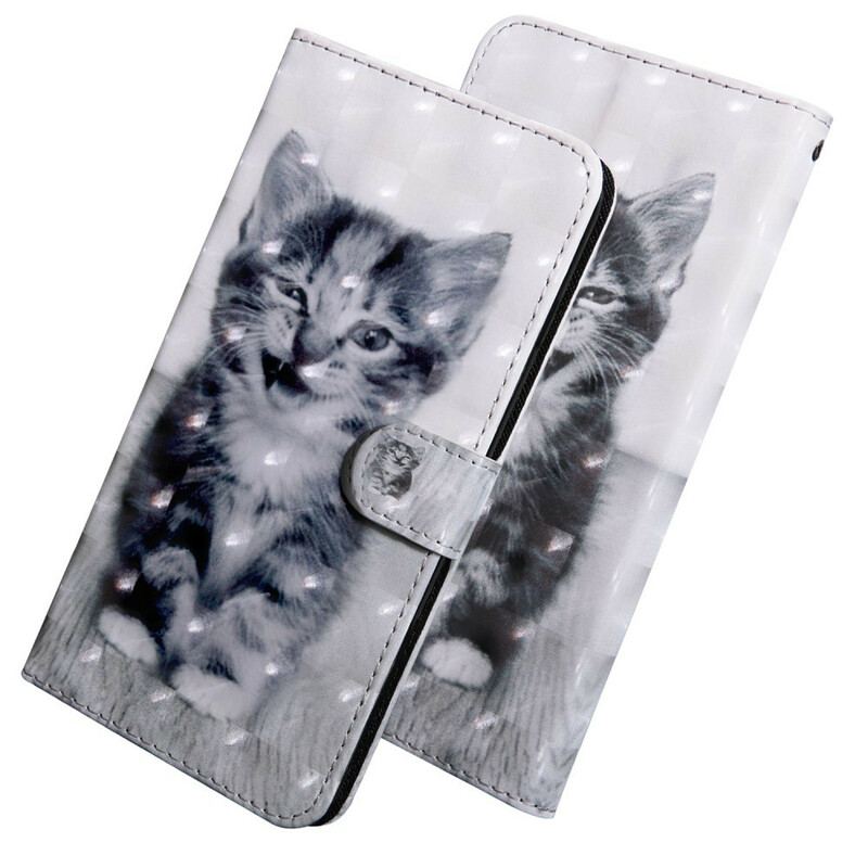 Capa Flip Para iPhone 11 Inácio. O Gatinho