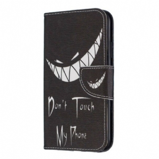 Capa Flip Para iPhone 11 Telefone Do Diabo