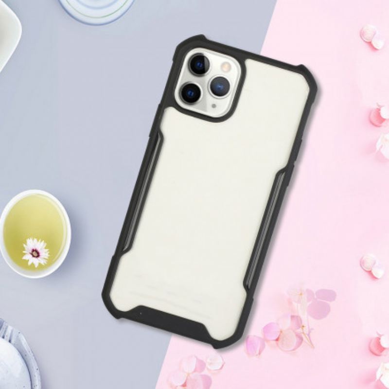 Capa Para iPhone 11 Bordas Coloridas Híbridas