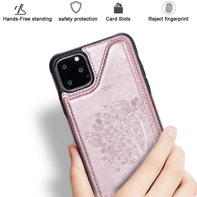 Capa Para iPhone 11 Cat Print Multifuncional