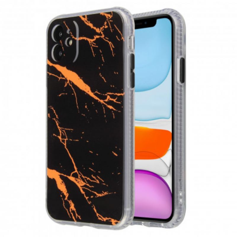 Capa Para iPhone 11 Estilo De Mármore