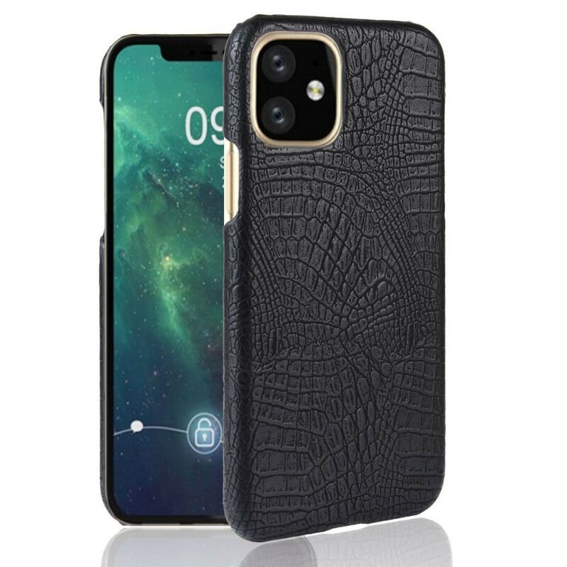 Capa Para iPhone 11 Estilo De Pele De Crocodilo