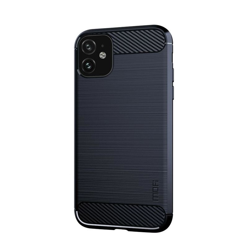 Capa Para iPhone 11 Fibra De Carbono Escovada Mofi