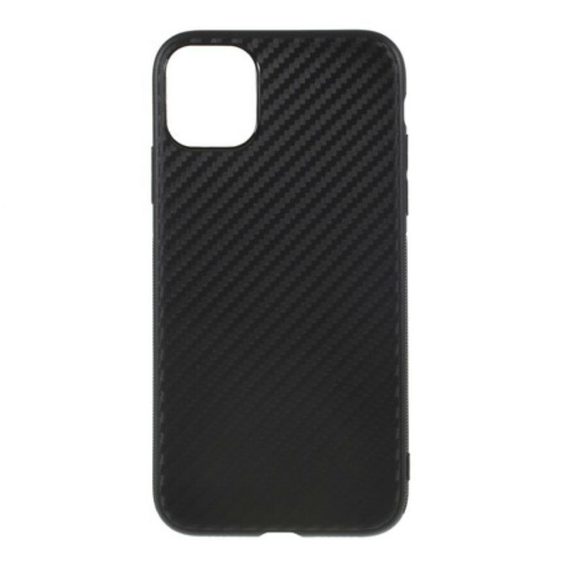 Capa Para iPhone 11 Fibra De Carbono Simples