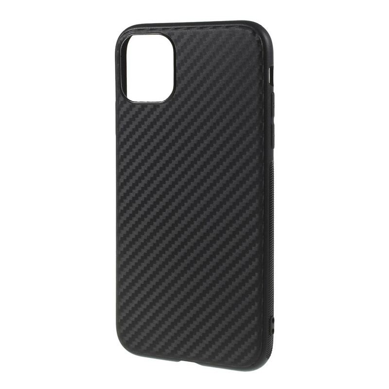 Capa Para iPhone 11 Fibra De Carbono Simples