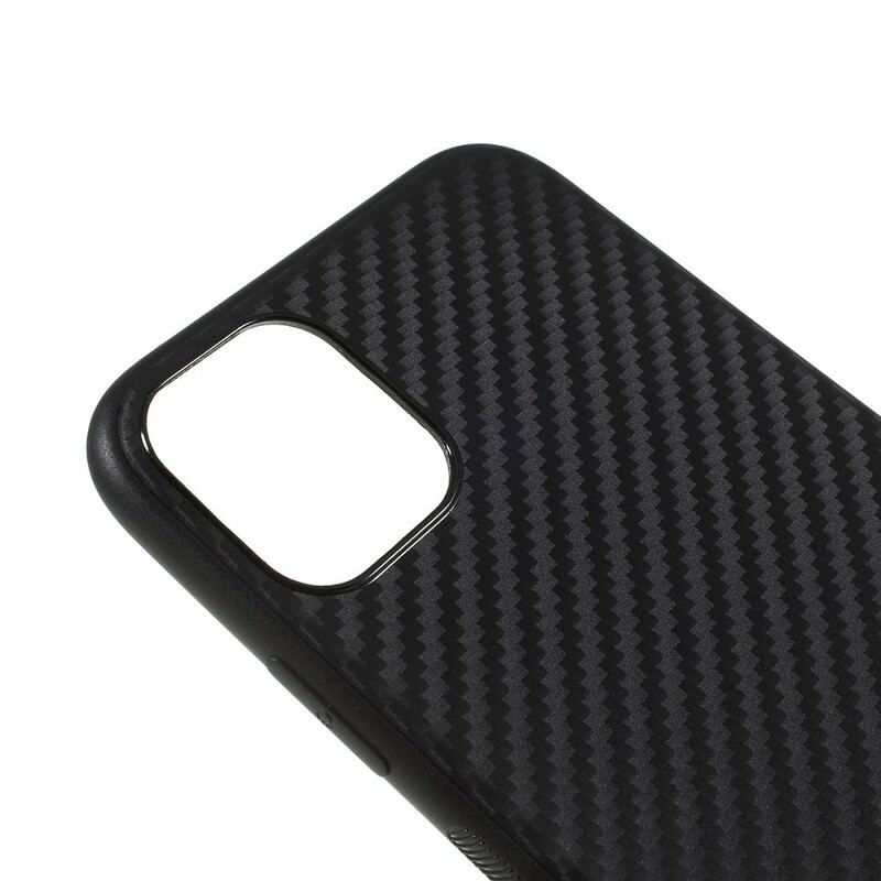 Capa Para iPhone 11 Fibra De Carbono Simples