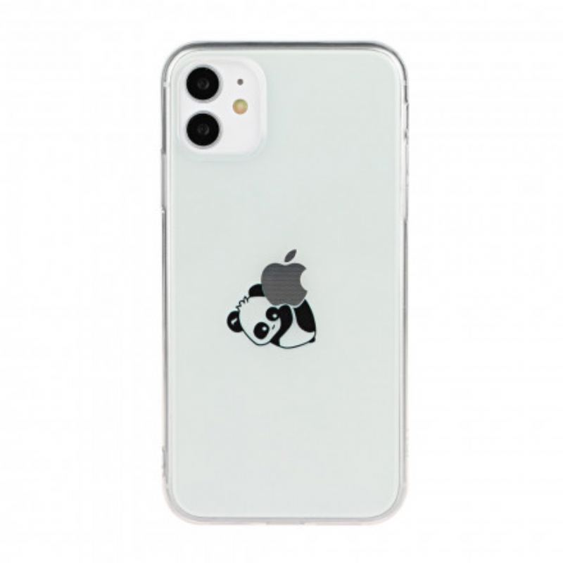 Capa Para iPhone 11 Jogos Do Logotipo Do Panda