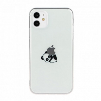 Capa Para iPhone 11 Jogos Do Logotipo Do Panda