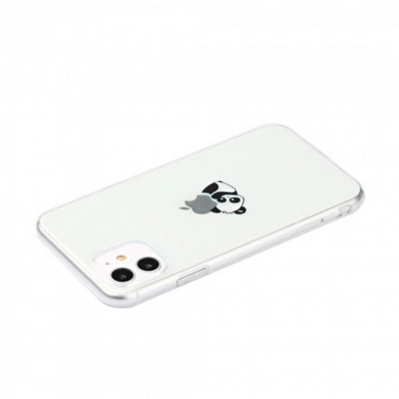 Capa Para iPhone 11 Jogos Do Logotipo Do Panda