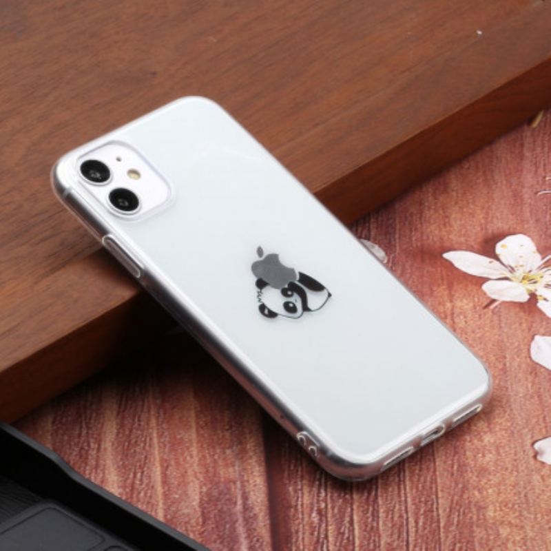 Capa Para iPhone 11 Jogos Do Logotipo Do Panda