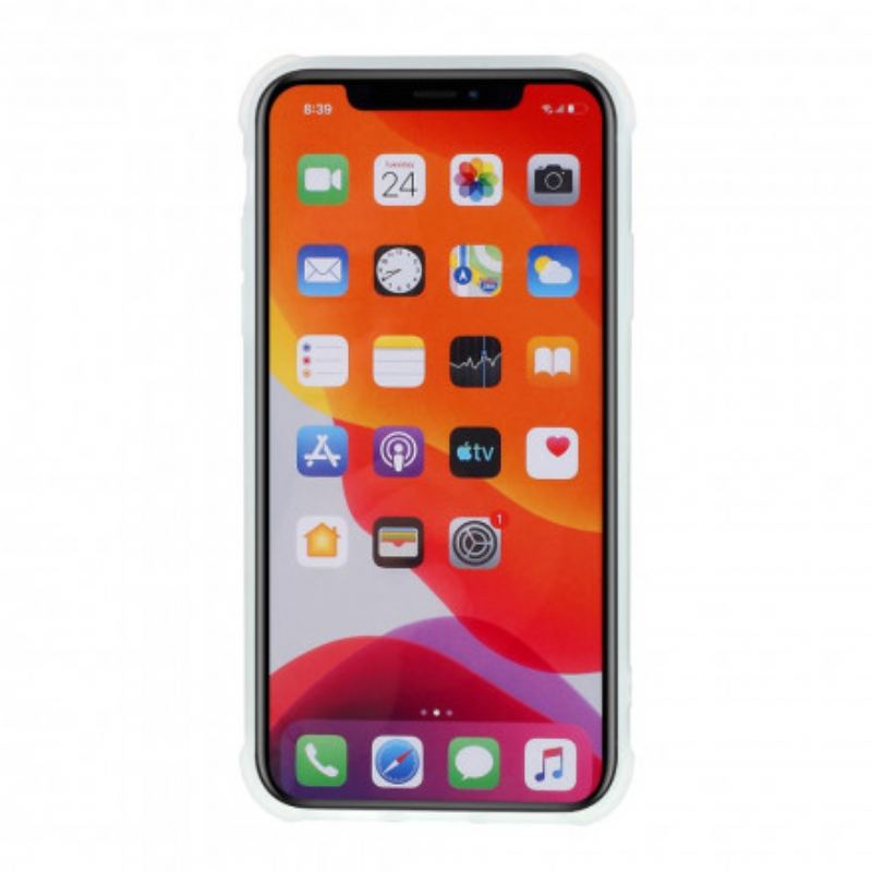 Capa Para iPhone 11 Mármore Flexível De Silicone