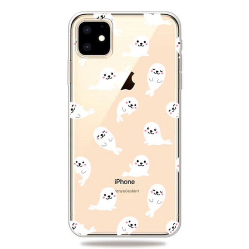 Capa Para iPhone 11 Principais Leões Marinhos