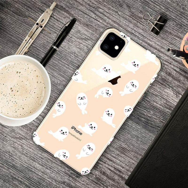 Capa Para iPhone 11 Principais Leões Marinhos