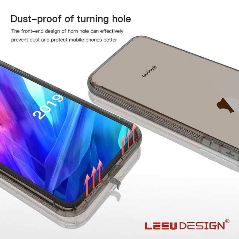 Capa Para iPhone 11 Protetor De Almofadas Leeu Transparente