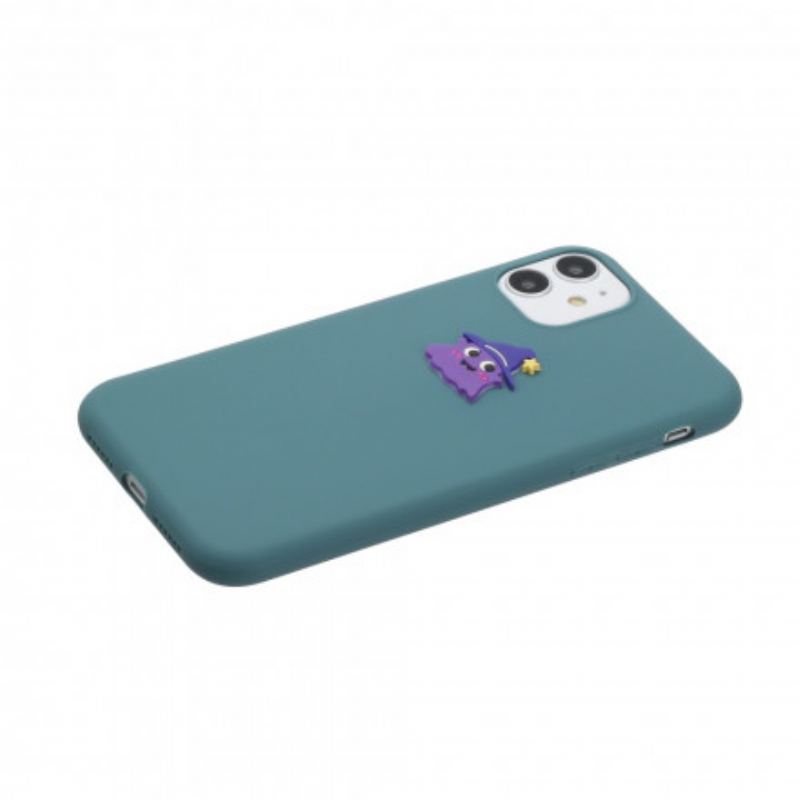 Capa Para iPhone 11 Silicone Logo Animal Fun