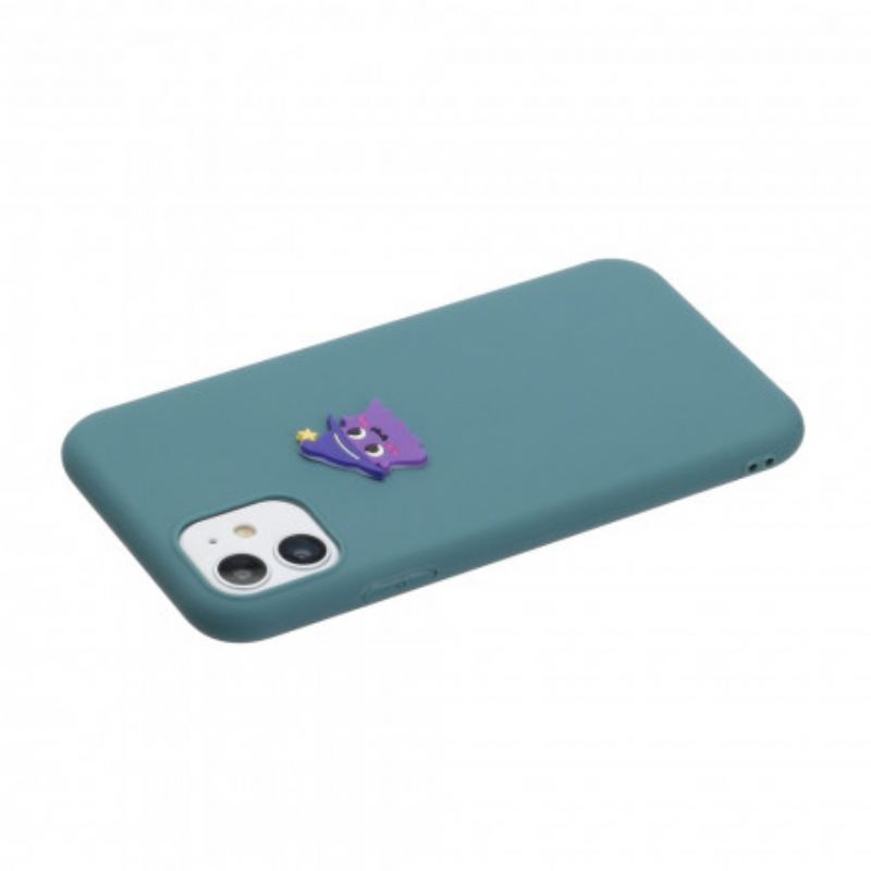 Capa Para iPhone 11 Silicone Logo Animal Fun