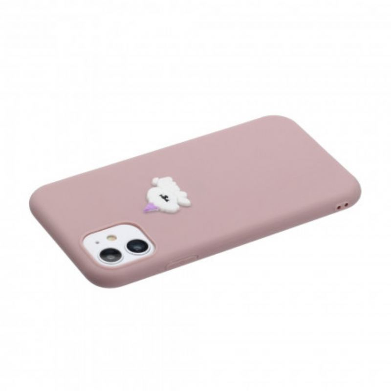 Capa Para iPhone 11 Silicone Logo Animal Fun