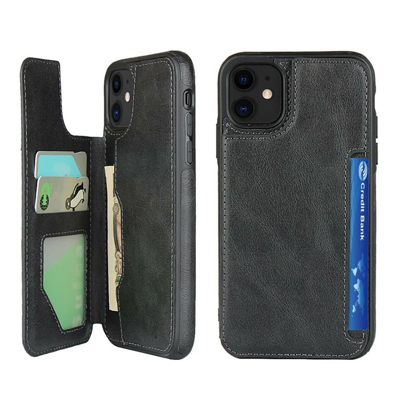 Capa Para iPhone 11 Suporte Para Cartão E Cordão