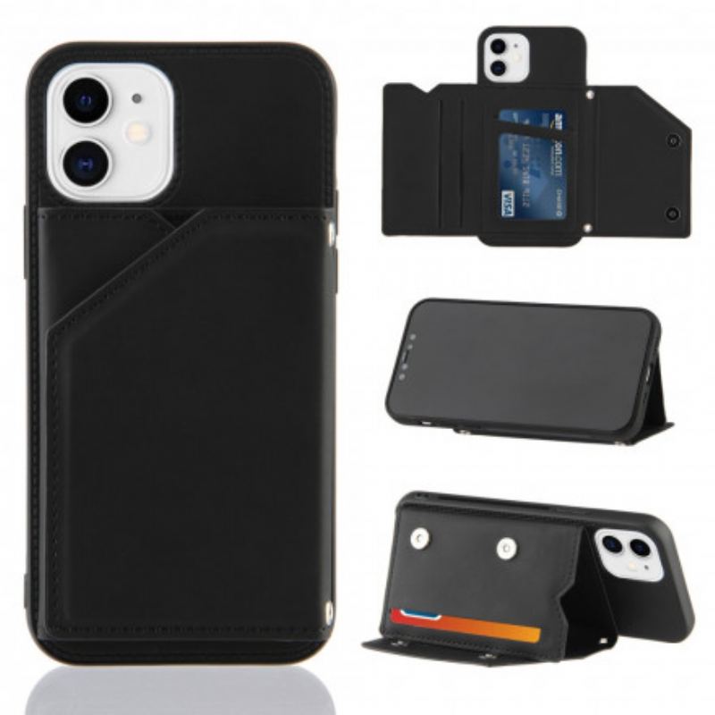 Capa Para iPhone 11 Suporte Multi-card Hands-free