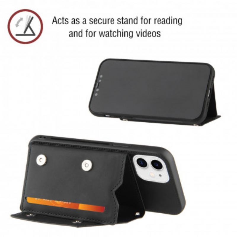 Capa Para iPhone 11 Suporte Multi-card Hands-free