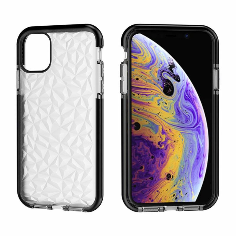 Capa Para iPhone 11 Textura Diamante Sem Costura