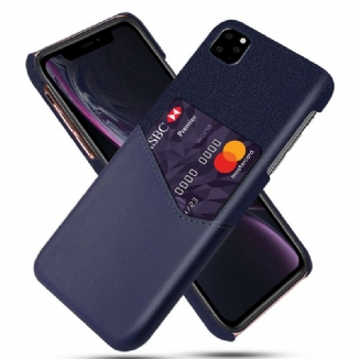 Capa Para iPhone 11 Titular Do Cartão Ksq