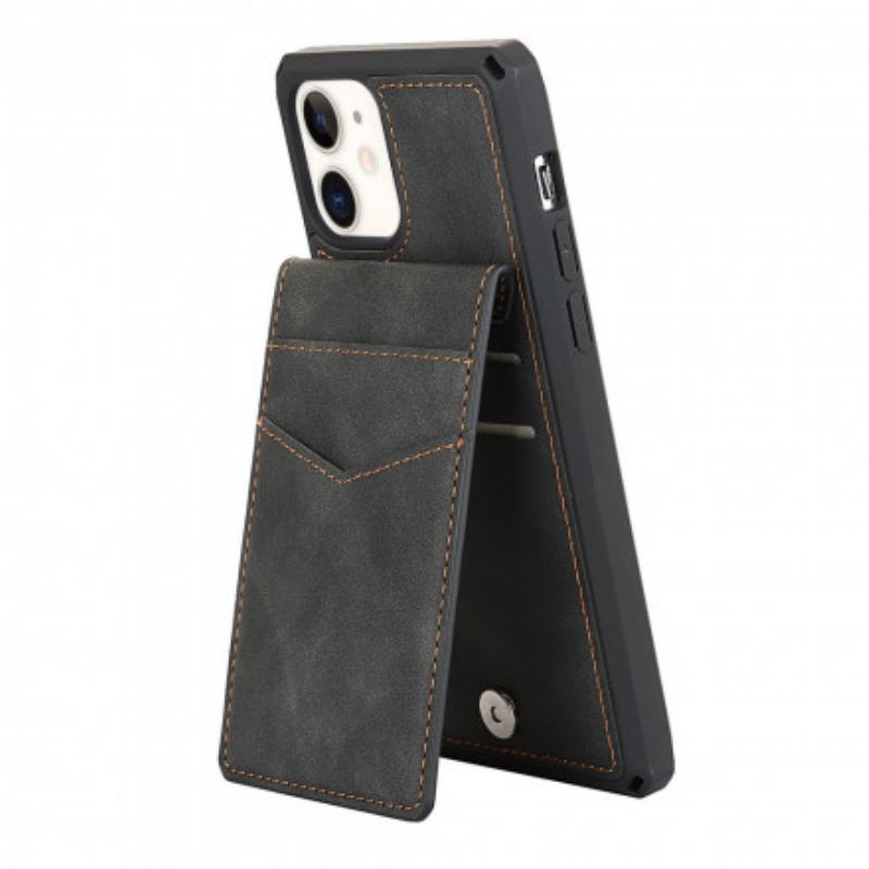 Capa Para iPhone 11 Titulares De Cartão De Suporte Vertical E Horizontal