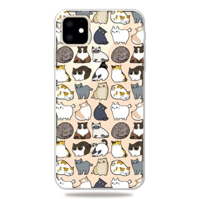 Capa Para iPhone 11 Top Cats