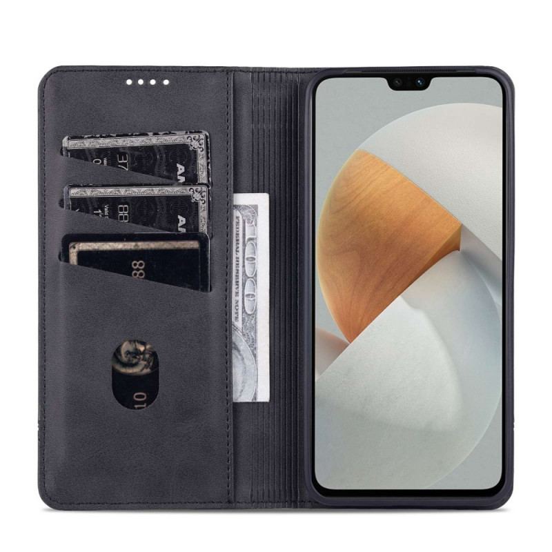 Capa De Celular Para Vivo V23 5G Flip Couro Sintético Azns