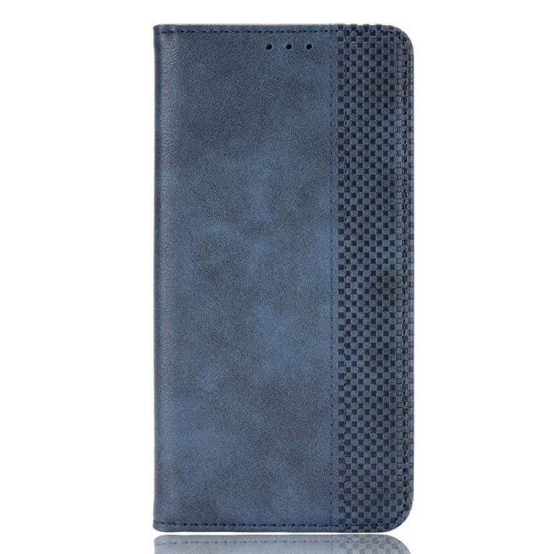 Capa De Celular Para Vivo V23 5G Flip Couro Sintético Estiloso