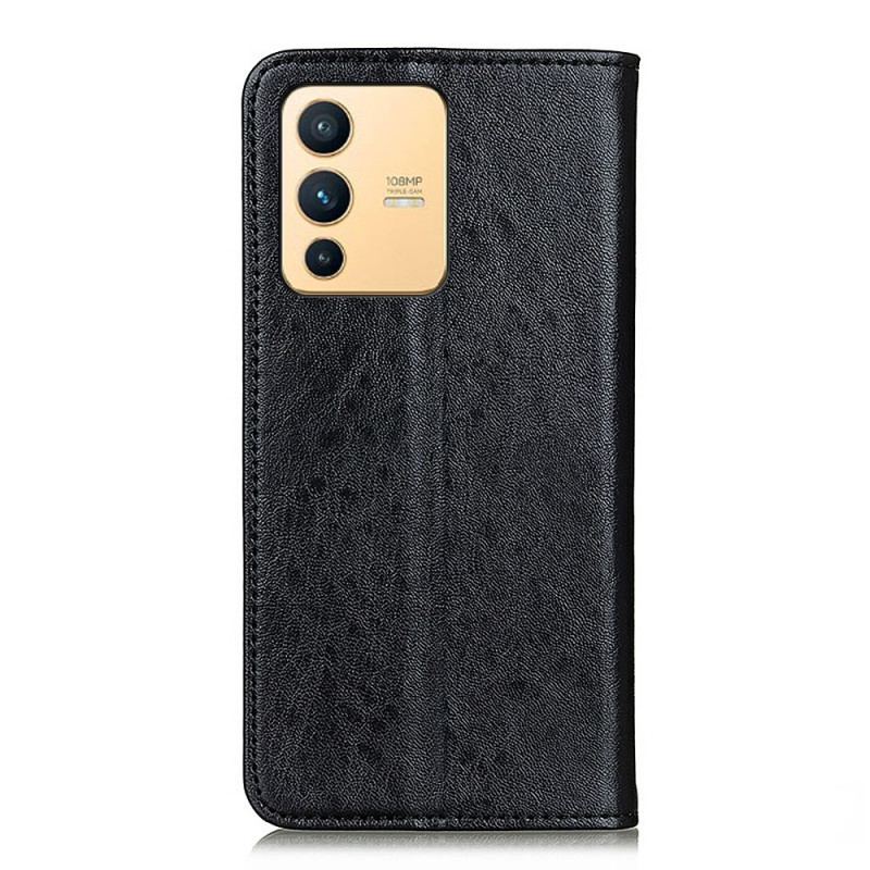 Capa De Celular Para Vivo V23 5G Flip Texturizado